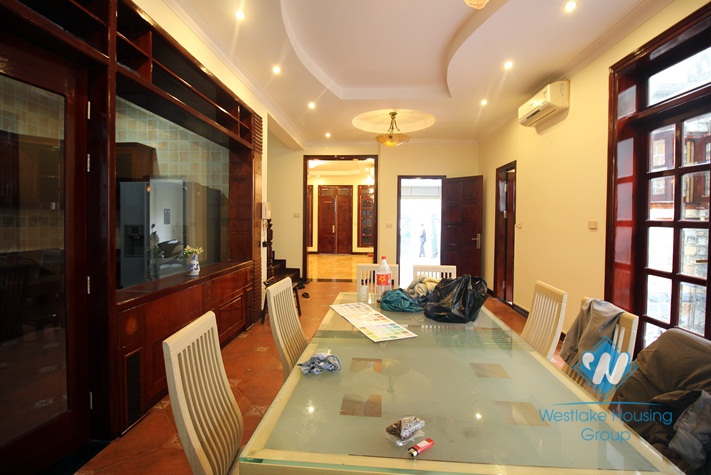 House with large garden for rent in Ciputra C area, Tay Ho, Hanoi